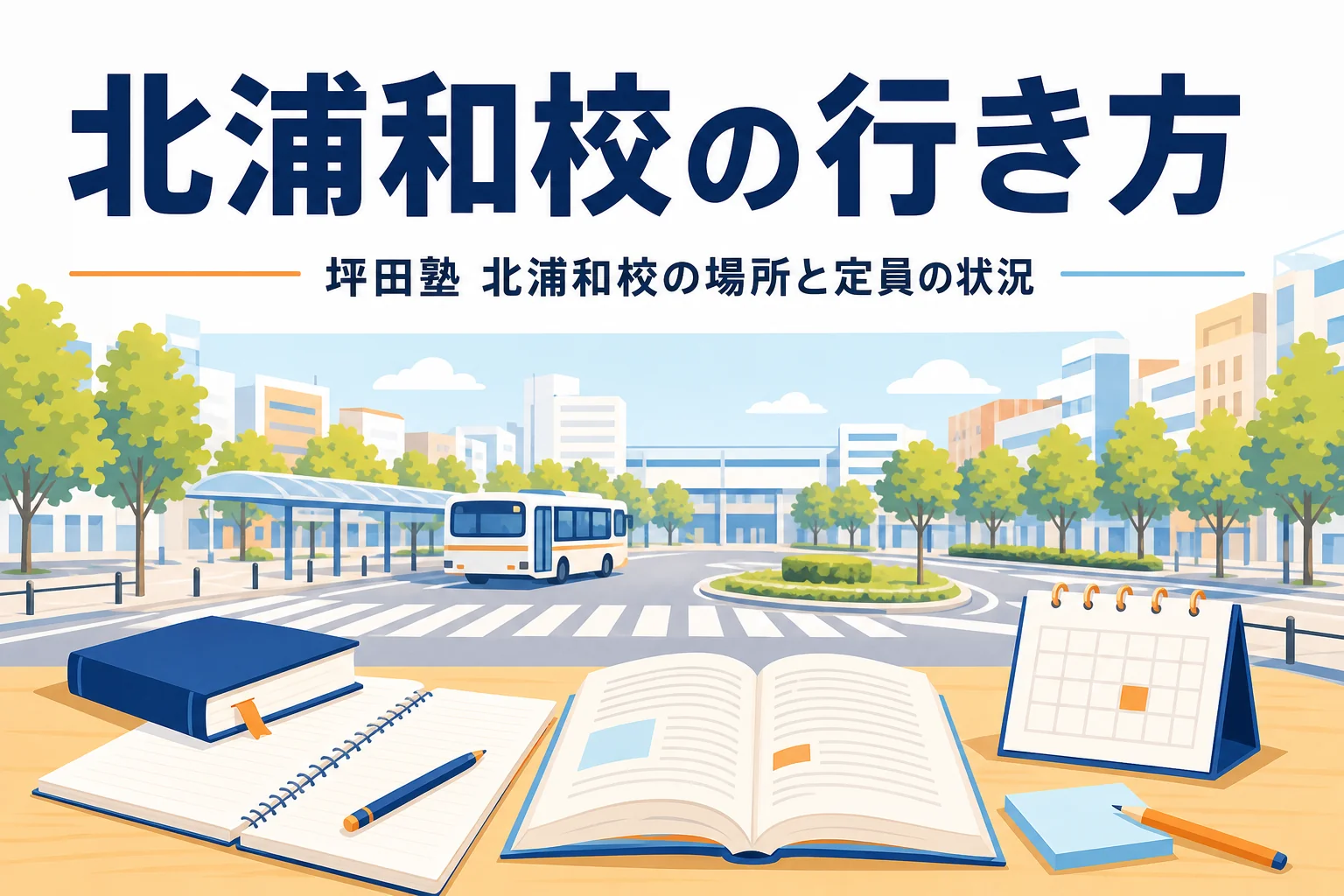 坪田塾 北浦和校の場所と北浦和駅からの行き方、定員の状況を紹介する記事のアイキャッチ