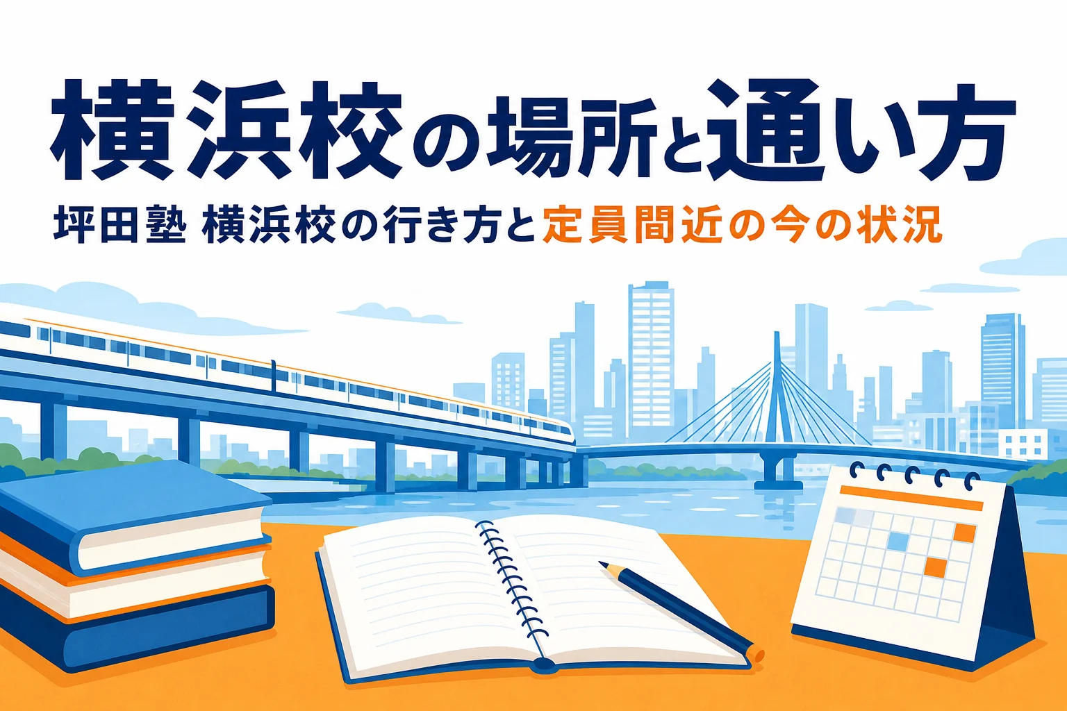 坪田塾 横浜校の場所と横浜駅きた西口からの行き方、定員間近の状況を紹介する記事のアイキャッチ